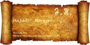 Hajdú Morgan névjegykártya